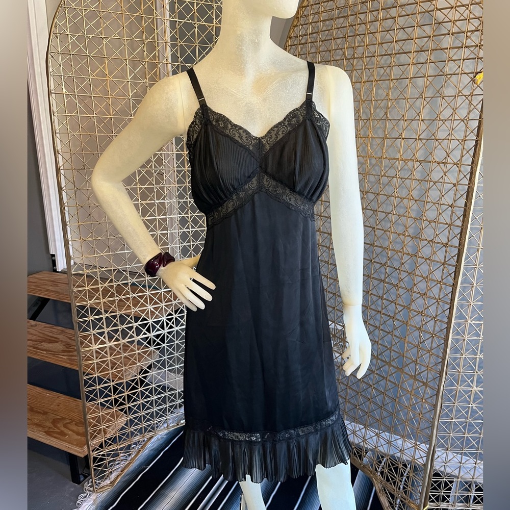 Vintage Charmode Black Slip Dress